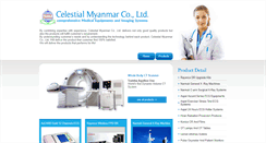 Desktop Screenshot of celestial-myanmar.com
